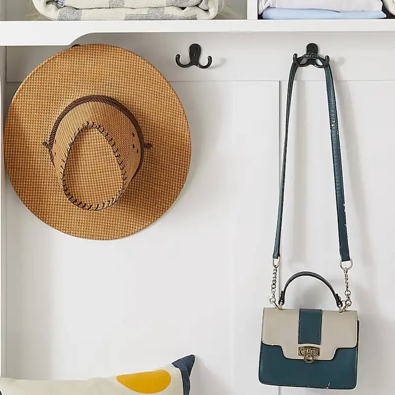 4-in-1 Hall Tree with Shoe Bench, Coat Rack & Storage Shelves - 64.17"H Entryway Organizer, 250 lbs Capacity, MDF & Solid Wood Construction