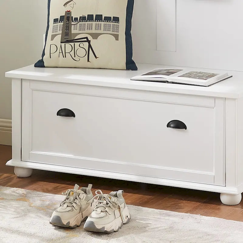 4-in-1 Hall Tree with Shoe Bench, Coat Rack & Storage Shelves - 64.17"H Entryway Organizer, 250 lbs Capacity, MDF & Solid Wood Construction