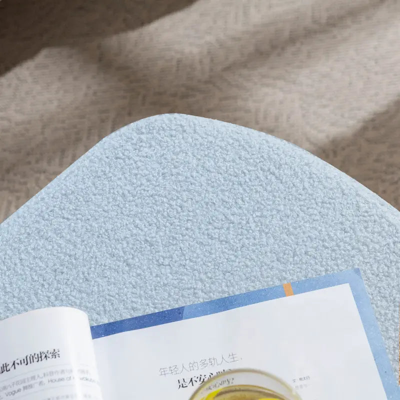 39.37" Oval Storage Ottoman Bench with Gold Legs - Modern Flip-Top Seating, 250 lbs Capacity, Gray/Off-White