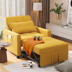 Canapé-lit convertible 3-en-1, Canapé-chaise dépliable, Lit pliant convertible pour salon