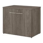 Armoire de rangement de bureau 91 cm l. x 61 cm P x 76 cm H avec portes verrouillables, étagère réglable, fabrication en MDF - Entièrement assemblée