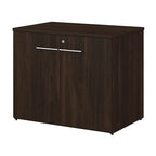 Armoire de rangement de bureau 91 cm l. x 61 cm P x 76 cm H avec portes verrouillables, étagère réglable, fabrication en MDF - Entièrement assemblée