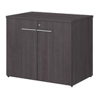 Armoire de rangement de bureau 91 cm l. x 61 cm P x 76 cm H avec portes verrouillables, étagère réglable, fabrication en MDF - Entièrement assemblée
