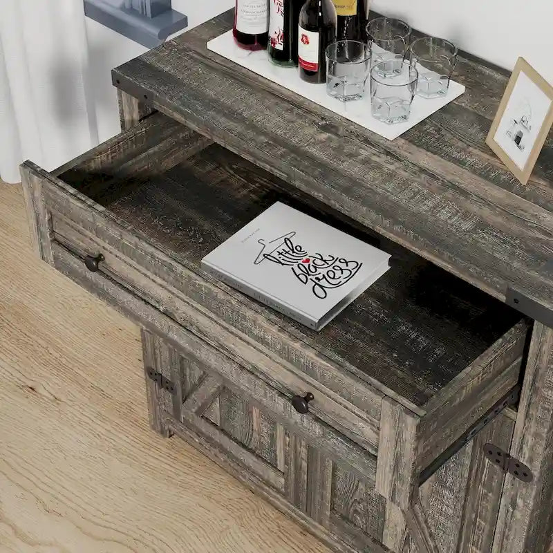 Farmhouse Cabinet with Drawers and Doors 31.5 inch - 15.75D x 31.5W x 31.5H