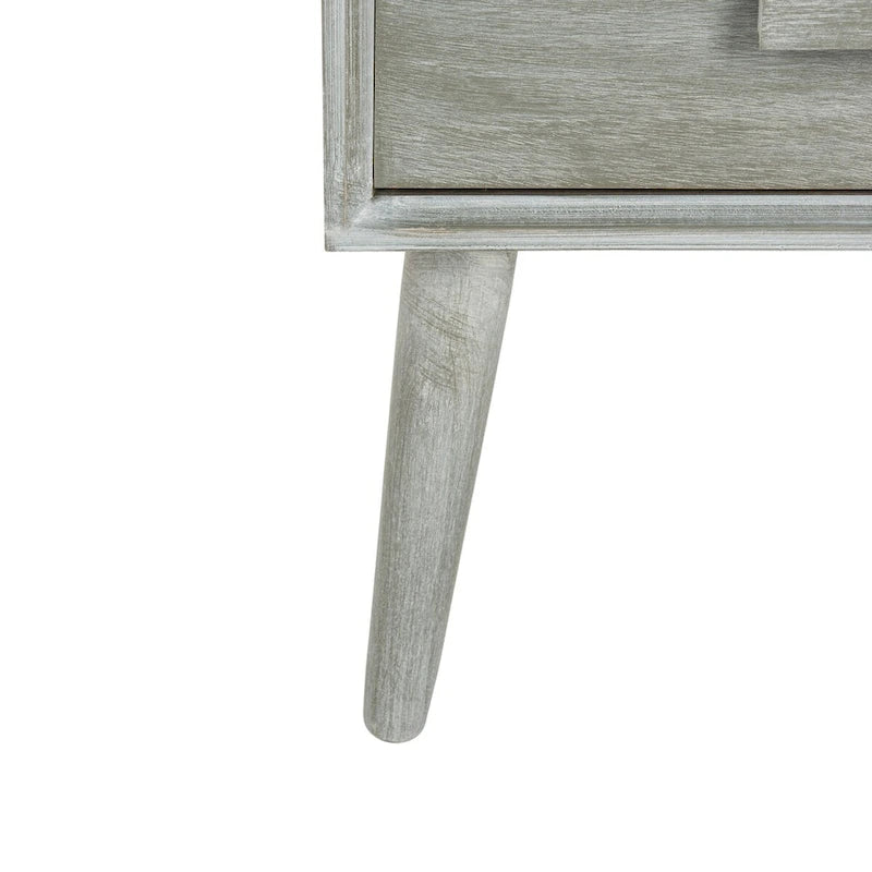 Mid Century 3-Drawer Accent Chest 16"W x 12"D x 26"H Small Space Storage Table Bedroom Living Room Furniture