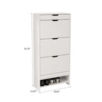 Meuble de rangement pour chaussures autoportant, élégant et minimaliste