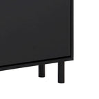Meuble de rangement pour chaussures minimaliste avec panneau supérieur aspect bois