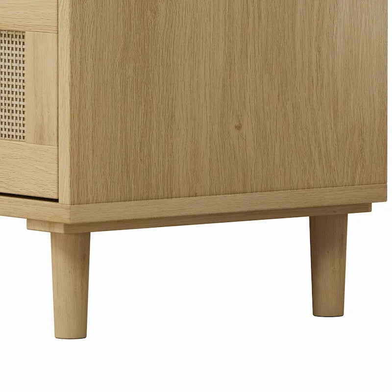 3-Drawers Rattan Storage Cabinet Rattan Drawer