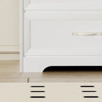 6-Drawer Dresser Chest for Bedroom - Modern Clothes Organizer with Metal Pulls & Anti-Tip Device - Particle Board Storage Cabinet