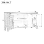 Storage Cabinet Sideboard with Adjustable Shelves