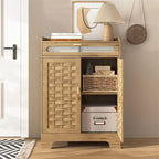 Coffee Bar Cabinet,Modern Farmhouse Buffet Sideboard with Drawer