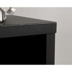 Asymmetric Cubby Bookcase - Multi-Size Storage Shelves - Sindoori Mango Finish - Lightweight Panel Construction - Home Display Organizer