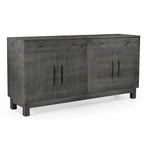 Sparrow Solid Wood 4 Door Sideboard - Gray - N/A