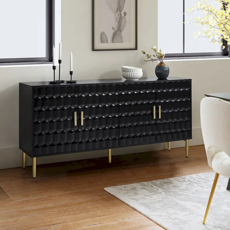 Kaletan 63 Wide Modern Sideboard with Adjustable Shelves by HULALA HOME