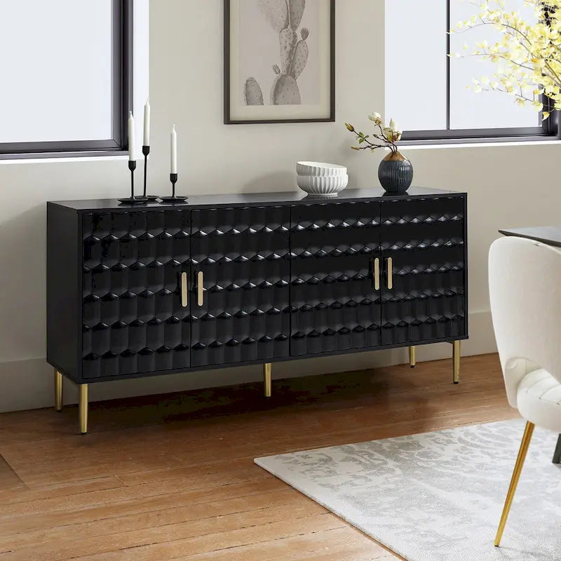 Kaletan 63 Wide Modern Sideboard with Adjustable Shelves by HULALA HOME