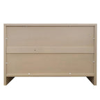 Farmhouse 3-Door Wooden Sideboard Buffet Cabinet with Hexagonal Pattern Doors & Adjustable Shelves - MDF & Fir Wood Storage