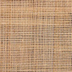 59" Bohemian Natural Rattan Storage Cabinet 3-Door Handcrafted Mahogany Wood 2 Shelves Woven Design Fully Assembled Home Furniture