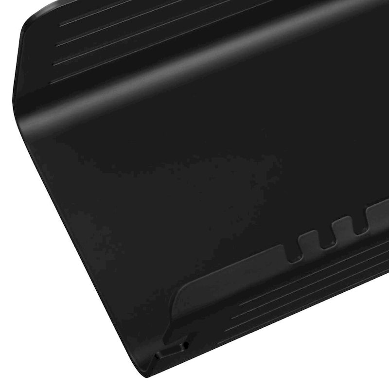 Double Shower Shelf with Razor Holder & 4 Hooks - 11.8" Aluminum Bathroom Organizer - Tool-Free Installation - Holds 7.5 lbs