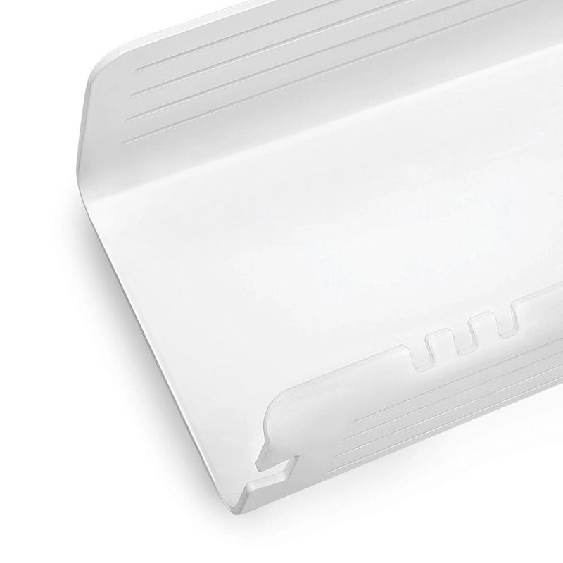 Double Shower Shelf with Razor Holder & 4 Hooks - 11.8" Aluminum Bathroom Organizer - Tool-Free Installation - Holds 7.5 lbs