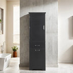 Tall Bathroom Storage Cabinet,Freestanding Storage Cabinet w/Drawers