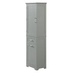 Tall Bathroom Storage Cabinet,Freestanding Storage Cabinet w/Drawers