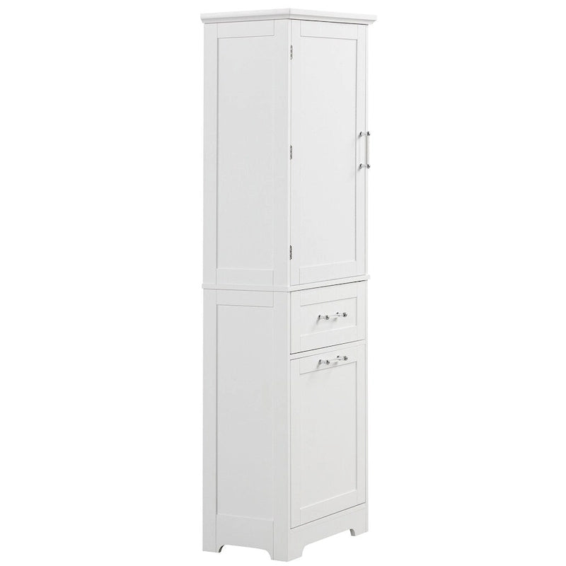 Tall Bathroom Storage Cabinet,Freestanding Storage Cabinet w/Drawers