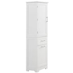 Tall Bathroom Storage Cabinet,Freestanding Storage Cabinet w/Drawers