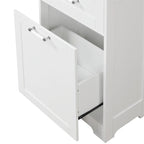 Tall Bathroom Storage Cabinet,Freestanding Storage Cabinet w/Drawers